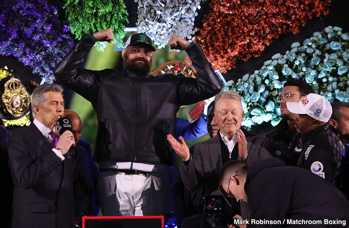 DAZN Official Weigh In Results: Fury vs. Usyk 2 & Bohachuk vs. Davis