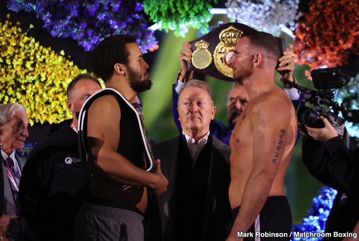 DAZN Official Weigh In Results: Fury vs. Usyk 2 & Bohachuk vs. Davis