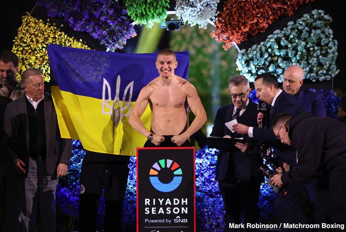 DAZN Official Weigh In Results: Fury vs. Usyk 2 & Bohachuk vs. Davis