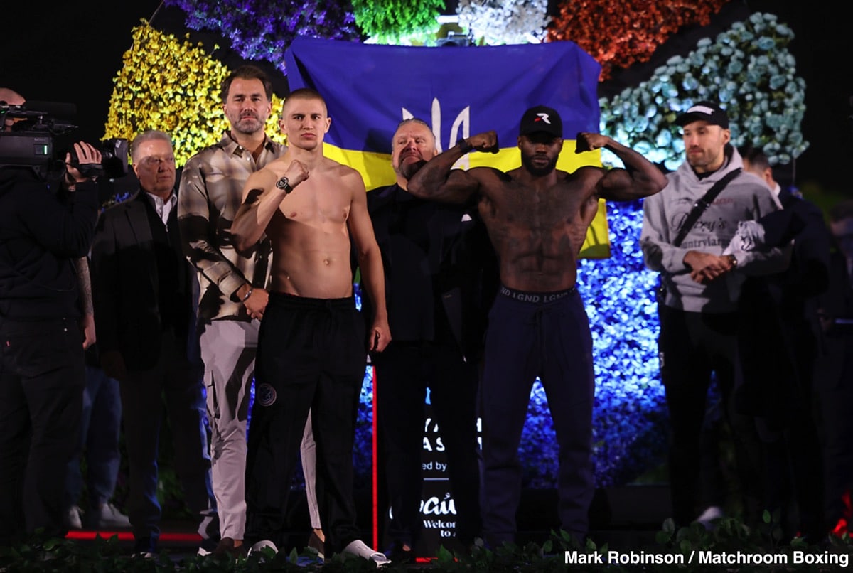 DAZN Official Weigh In Results: Fury vs. Usyk 2 & Bohachuk vs. Davis