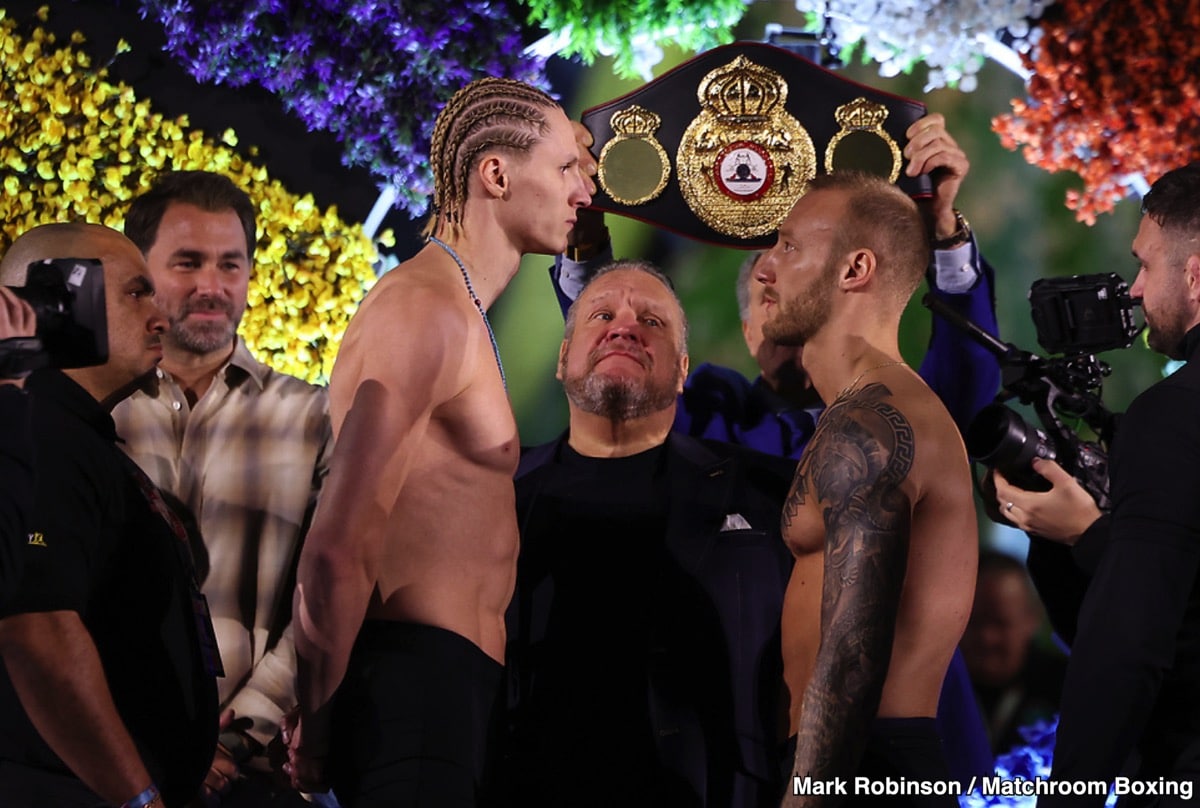 DAZN Official Weigh In Results: Fury vs. Usyk 2 & Bohachuk vs. Davis