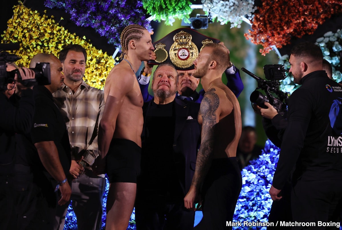DAZN Official Weigh In Results: Fury vs. Usyk 2 & Bohachuk vs. Davis