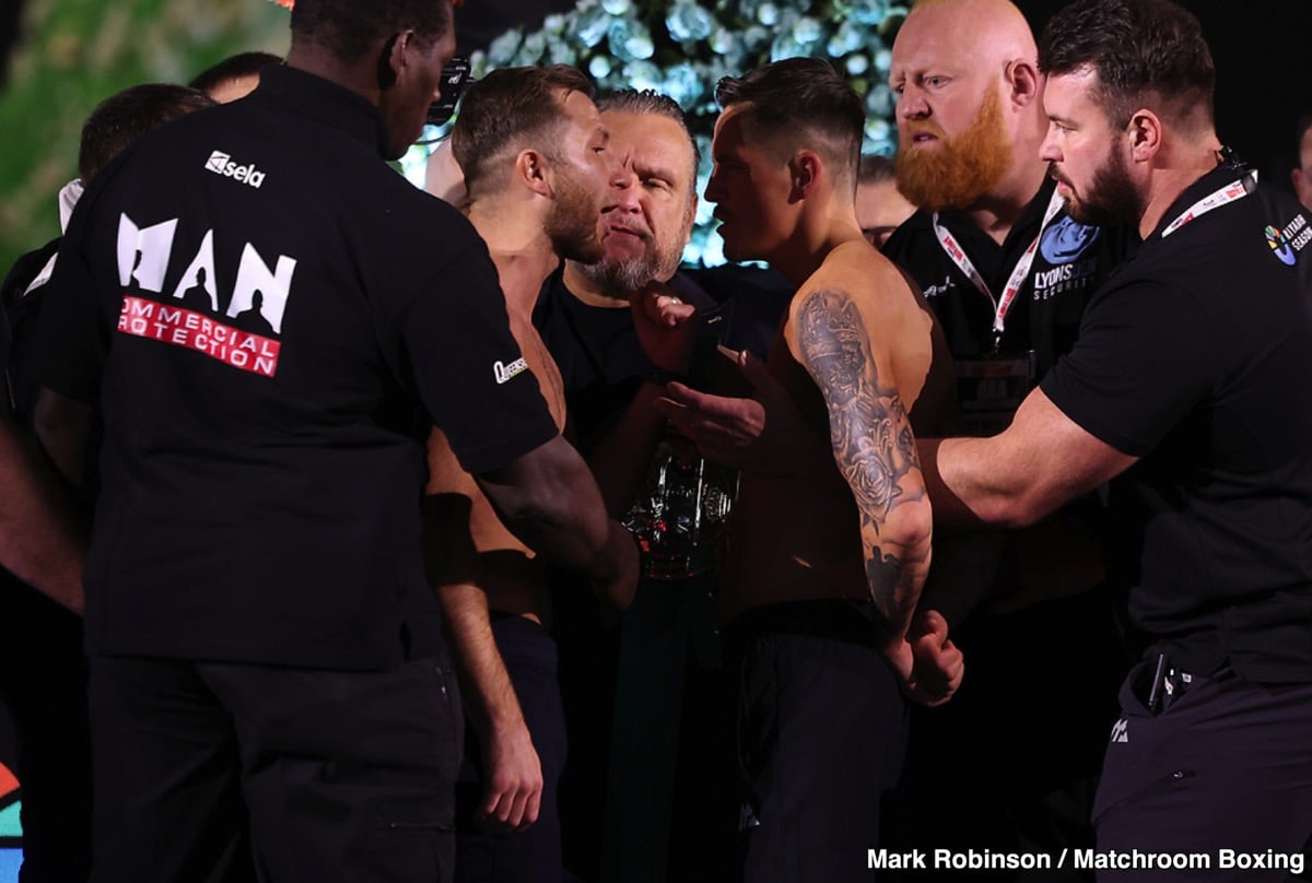DAZN Official Weigh In Results: Fury vs. Usyk 2 & Bohachuk vs. Davis