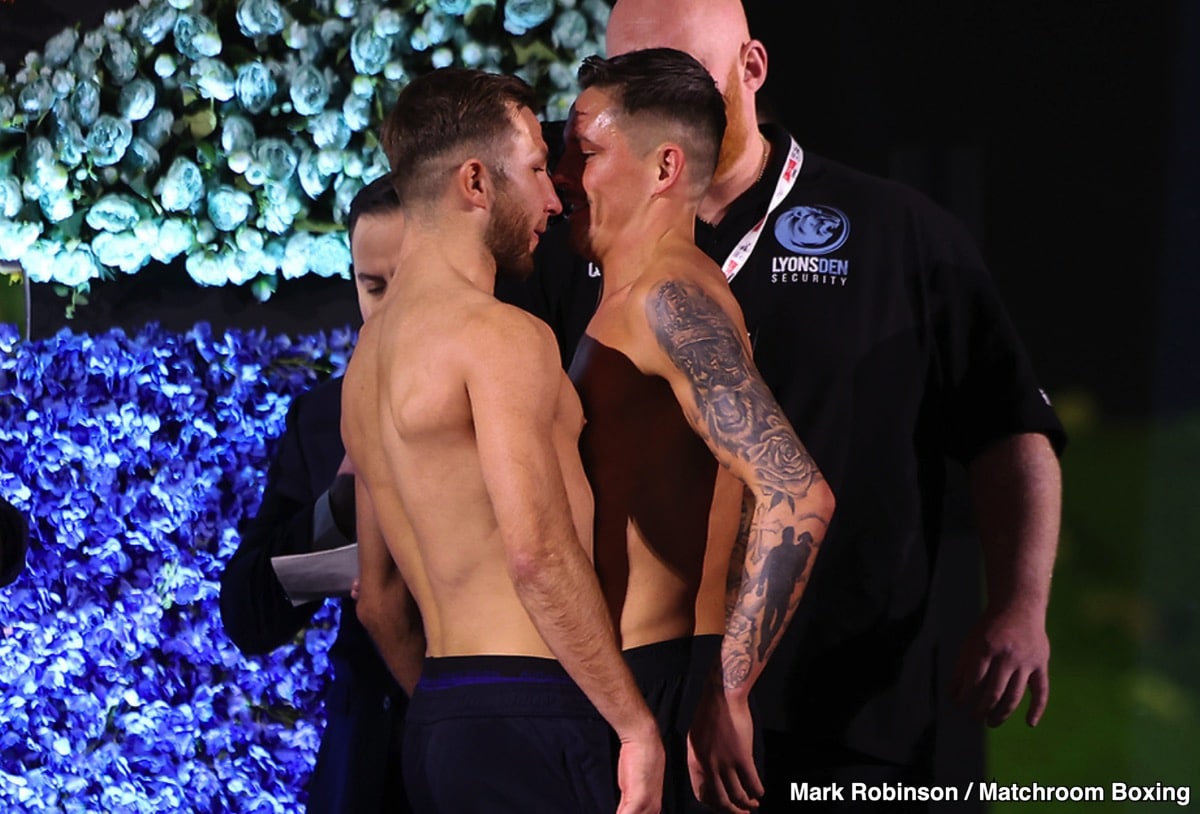 DAZN Official Weigh In Results: Fury vs. Usyk 2 & Bohachuk vs. Davis