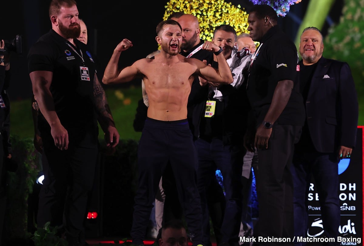 DAZN Official Weigh In Results: Fury vs. Usyk 2 & Bohachuk vs. Davis