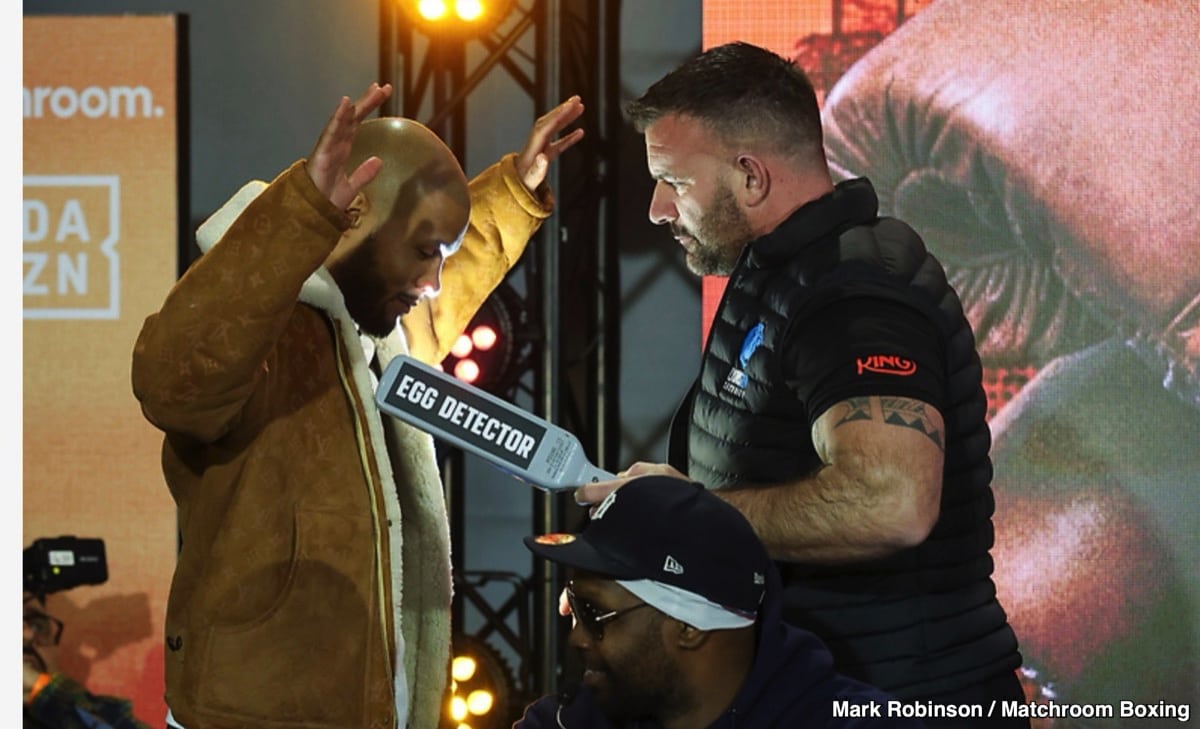 Should Chris Eubank Junior Be Punished By The British Boxing Board For Throwing An Egg In Conor Benn's Face?