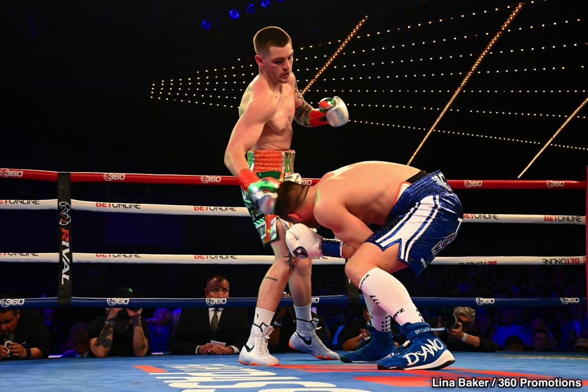 Red-Hot 154 Pounder Callum Walsh Scores Brutal First-Round KO Win Over Dean Sutherland