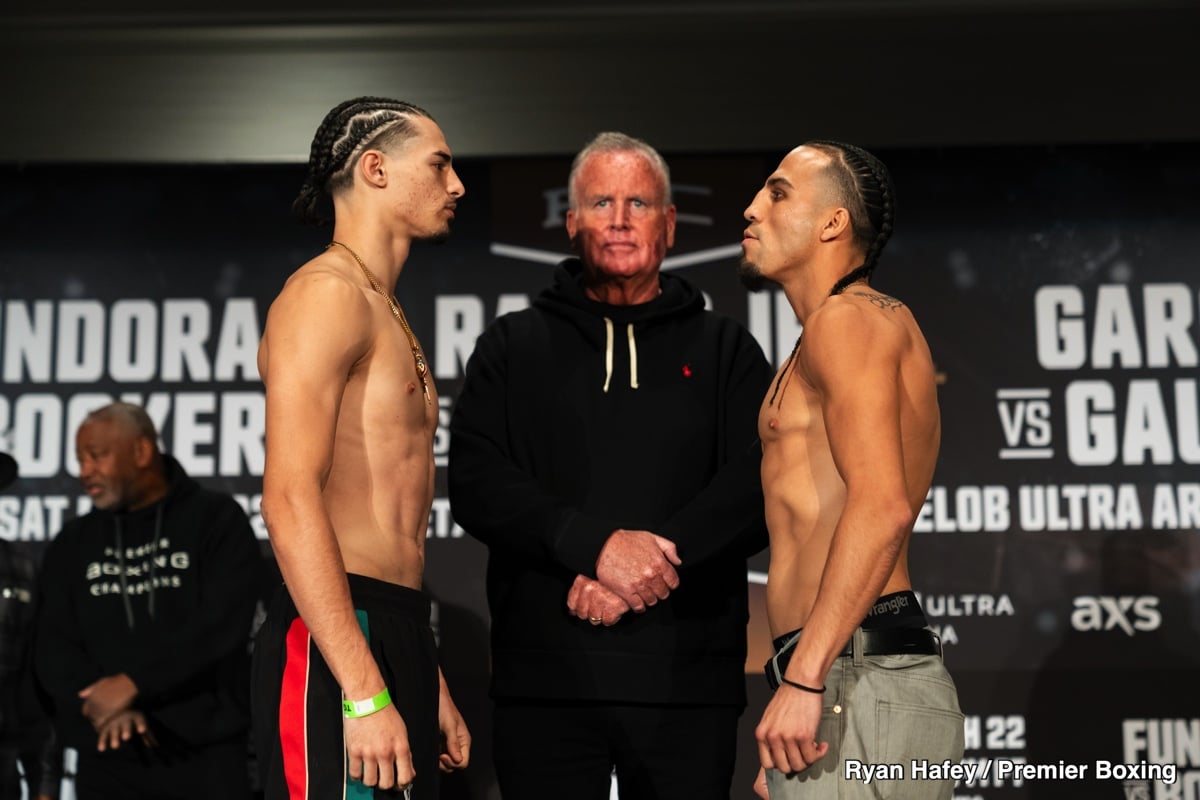 Prime Video Weights: Fundora vs. Booker - for Saturday