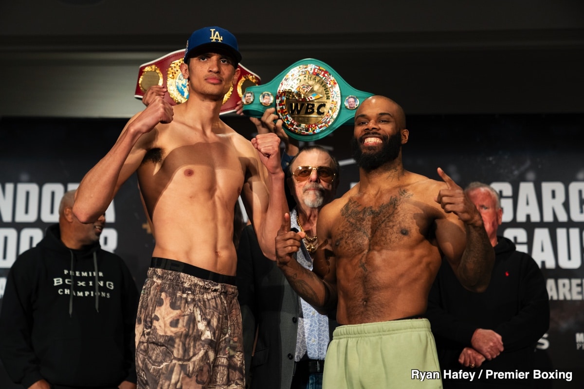 Prime Video Weights: Fundora vs. Booker - for Saturday