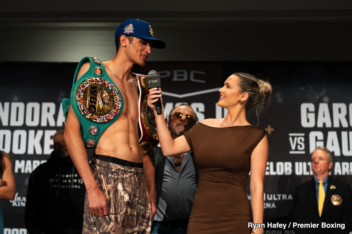 Prime Video Weights: Fundora vs. Booker - for Saturday