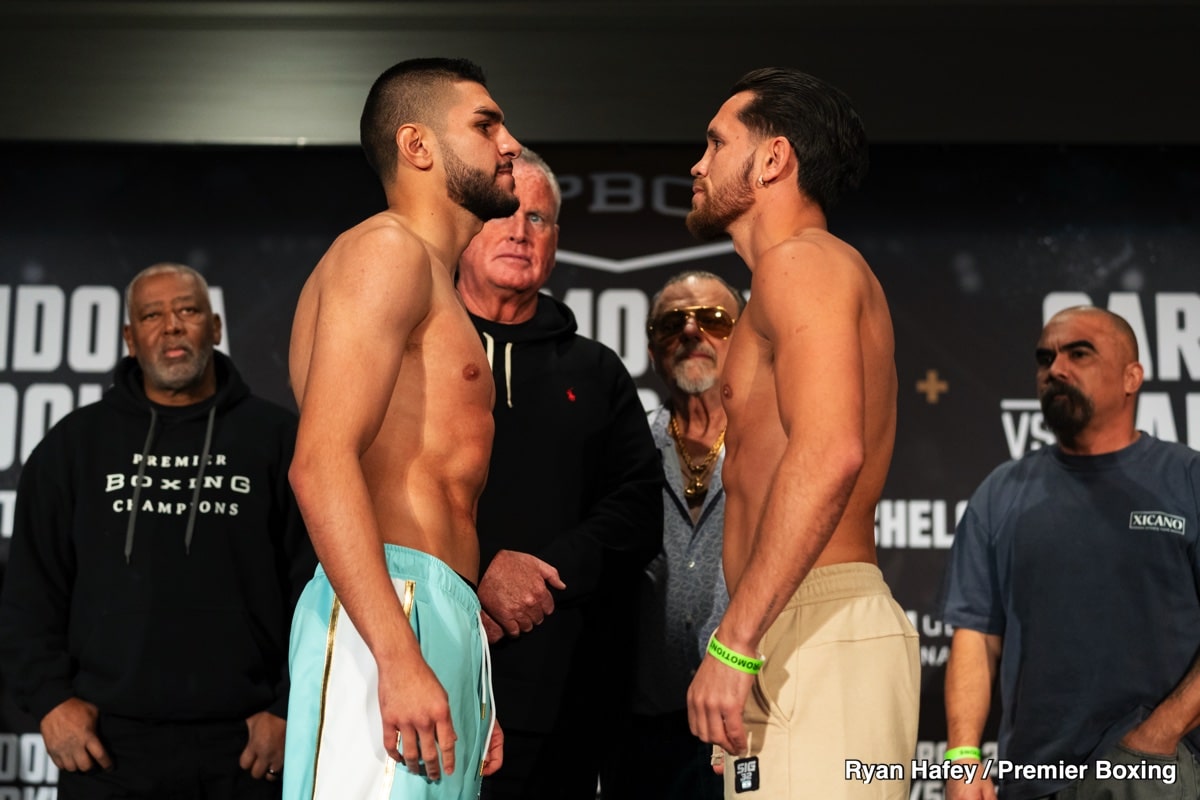 Prime Video Weights: Fundora vs. Booker - for Saturday