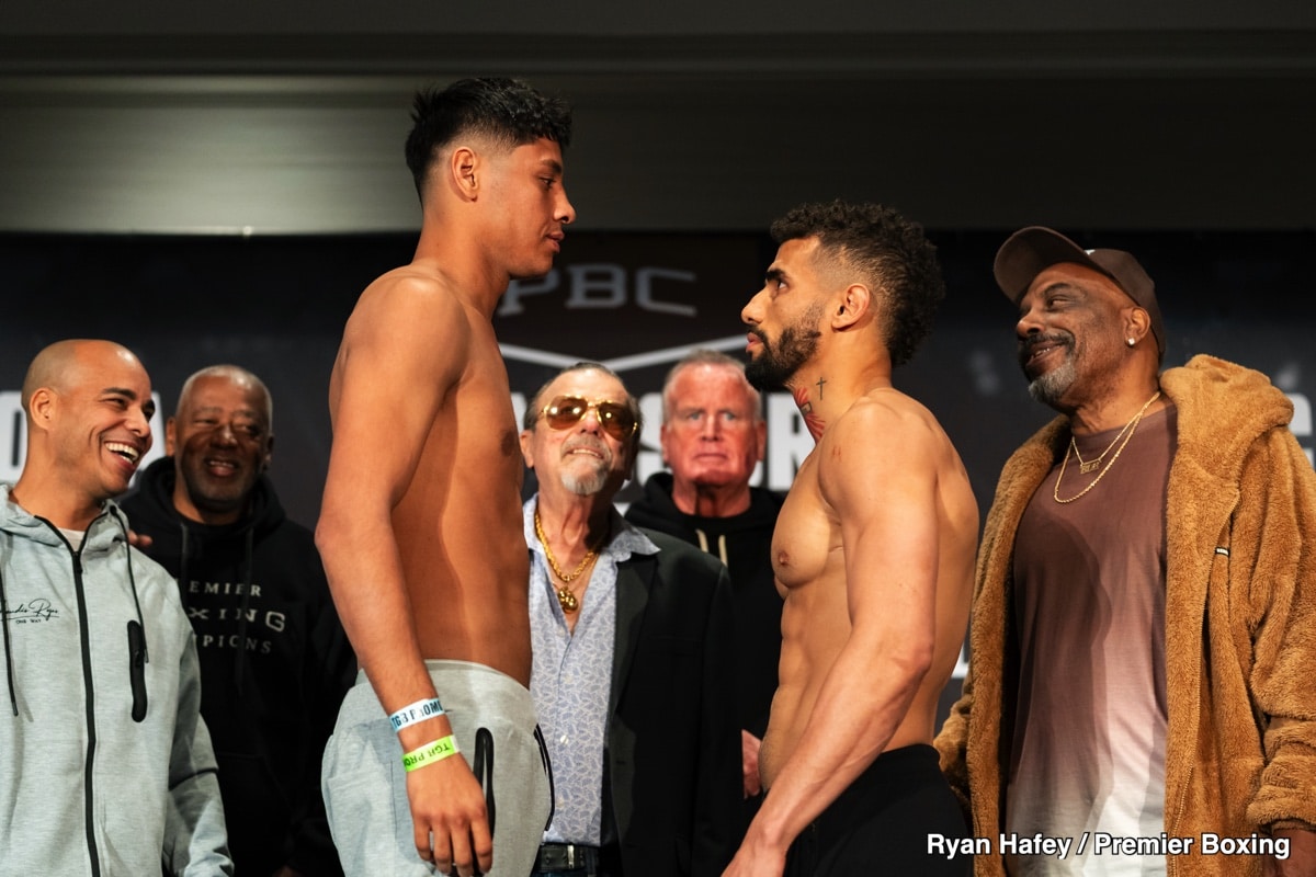 Prime Video Weights: Fundora vs. Booker - for Saturday