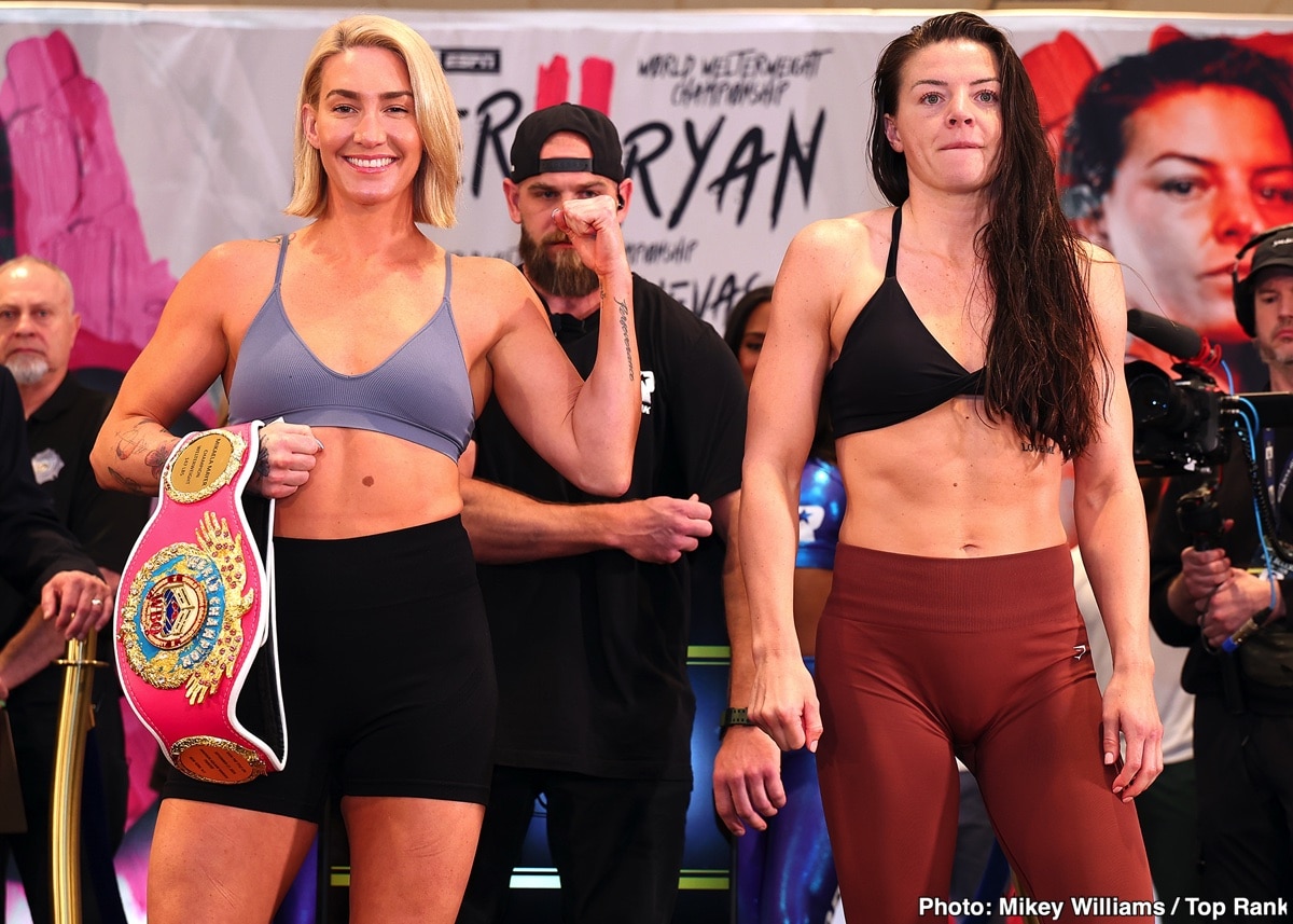 Katie Taylor Says Mayer vs. Ryan 2 Is Too Close To Call Tonight – "It’s All About Adjustments"