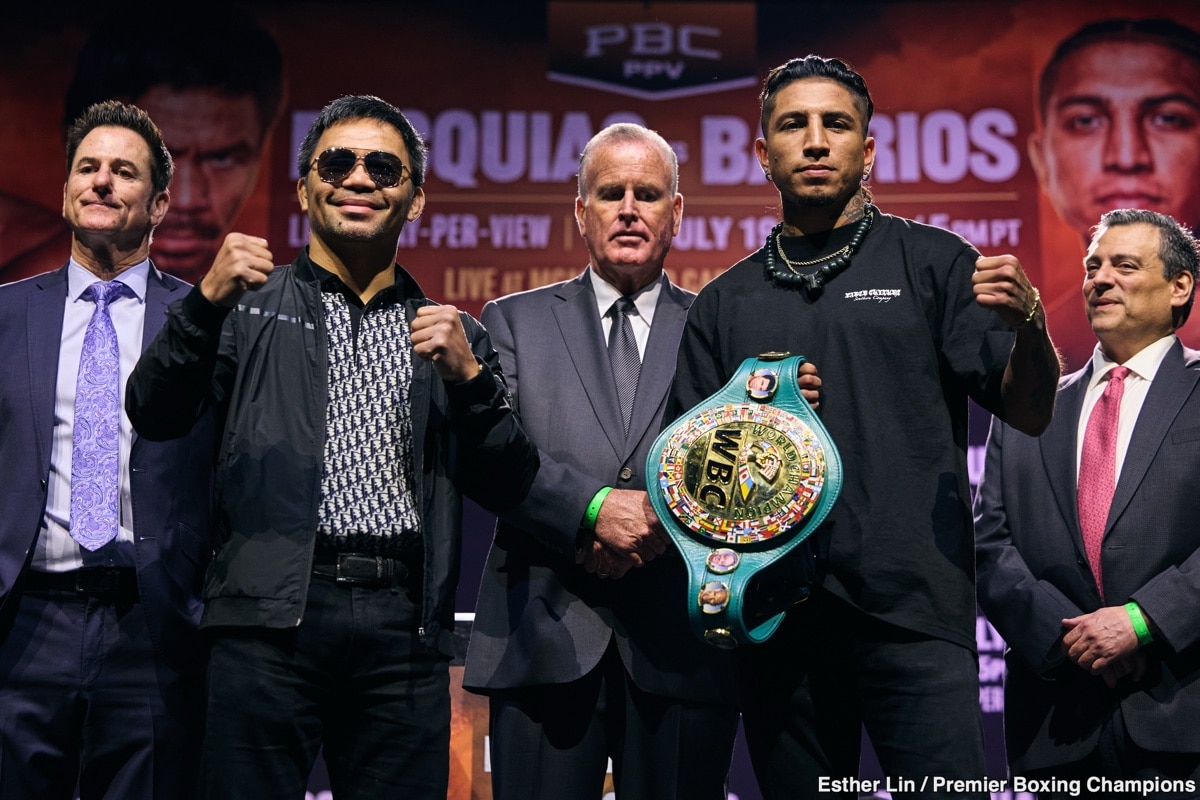Keith Thurman On The Barrios-Pacquiao Fight: “I Know He Can Hurt Him”