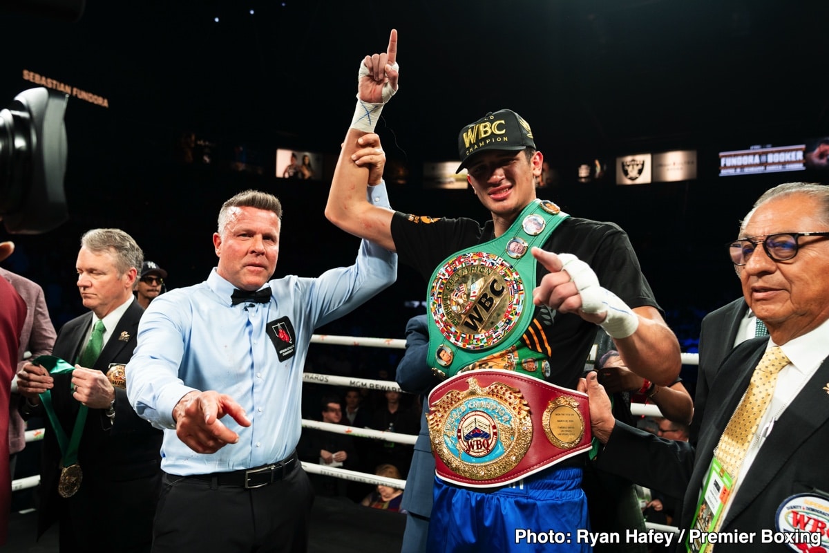 Fundora's Size and Work Rate Overwhelm Booker, Resulting in Bloody Fourth-Round Stoppage - Boxing Results