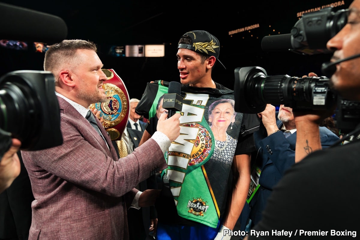 Fundora's Size and Work Rate Overwhelm Booker, Resulting in Bloody Fourth-Round Stoppage - Boxing Results