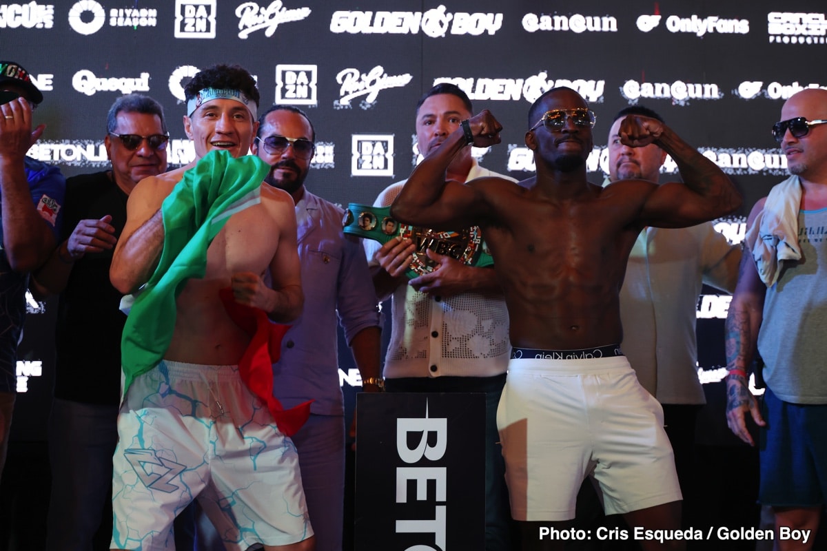 Official DAZN Weights: Zepeda vs. Farmer 2 - For Saturday in Cancun
