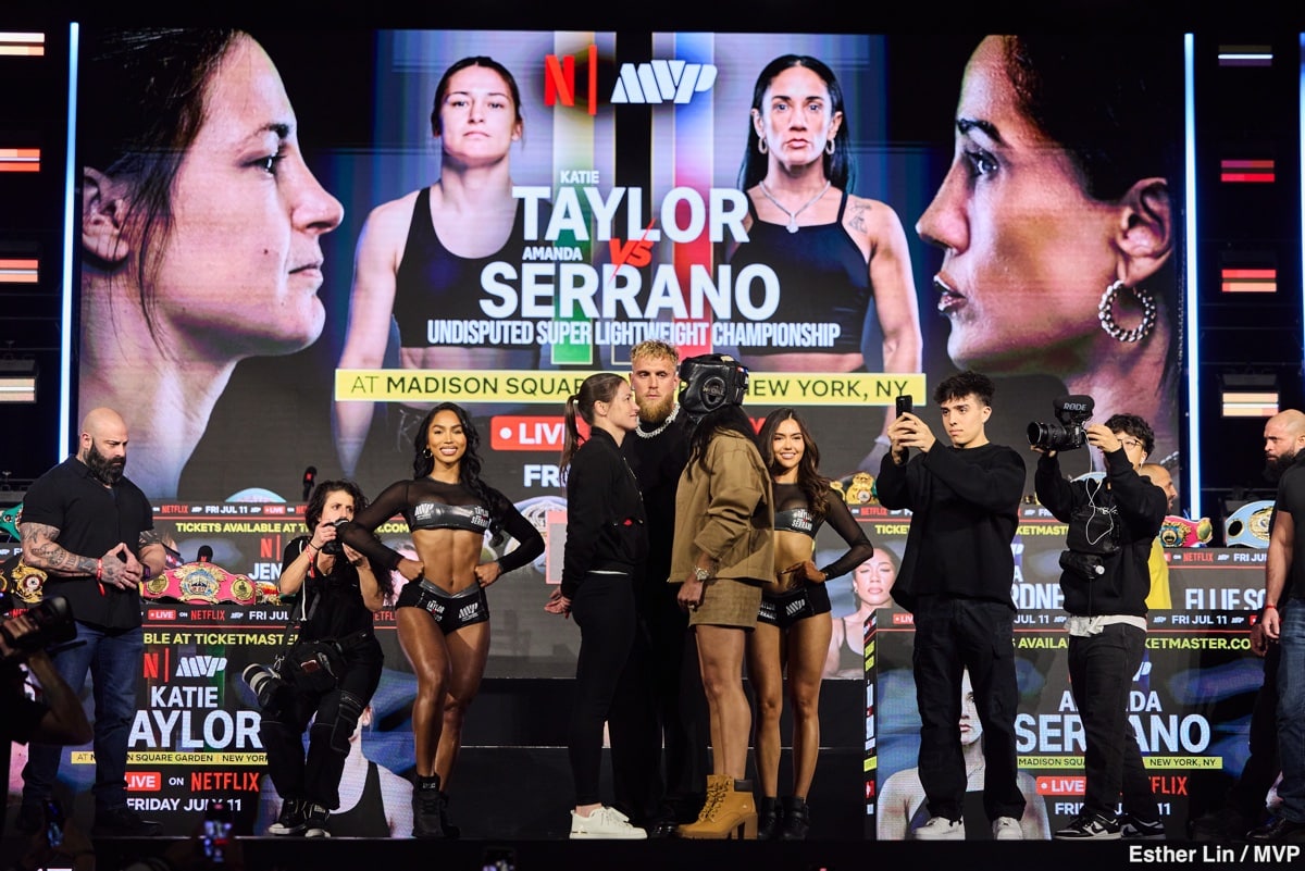 Taylor vs. Serrano 3: Mike Tyson & Jake Paul Bet Big on the Trilogy Fight!