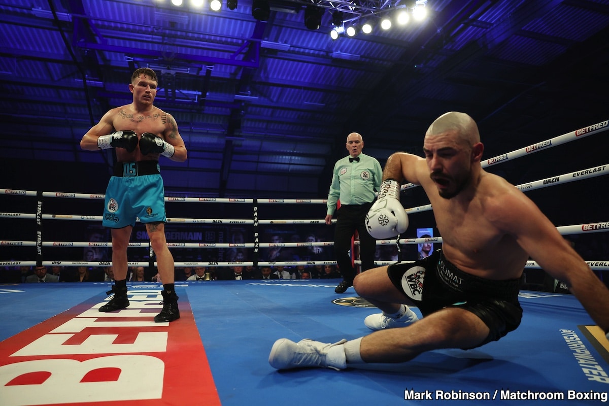 Dalton Smith's Size and Power Overwhelm Mathieu Germain in Predictable Fashion - Boxing Results