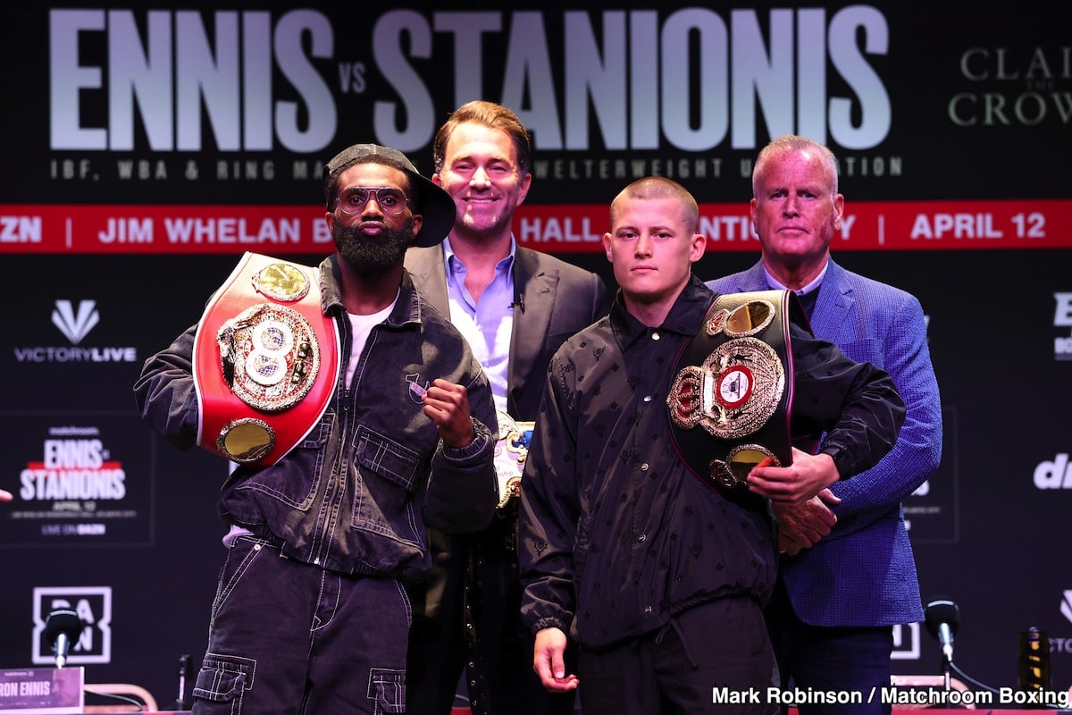 Ennis vs Stanionis Preview & Prediction: Jaron Laces Up His Boots for a Battle in Atlantic City
