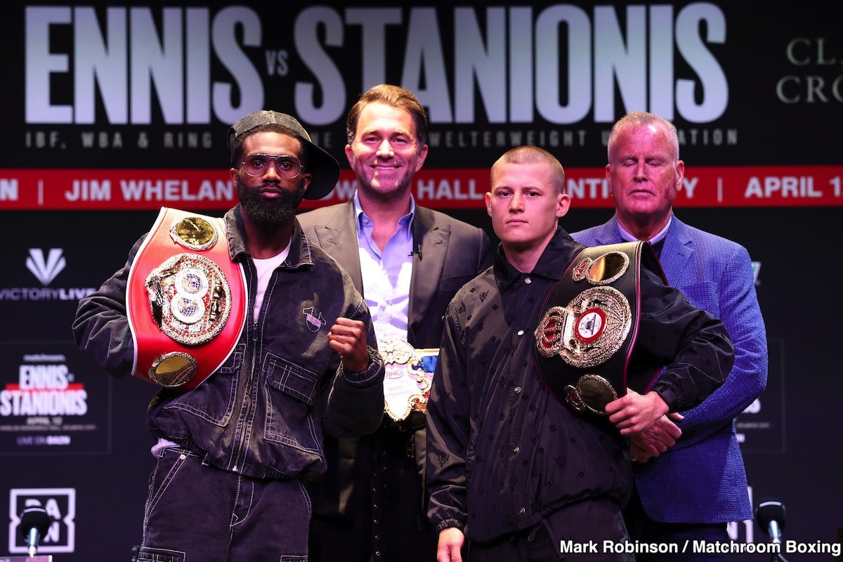 Ennis vs Stanionis Preview & Prediction: Jaron Laces Up His Boots for a Battle in Atlantic City
