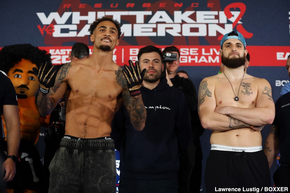 Ben Whittaker Says He'll Be A “Cruiserweight” When He Steps Into The Ring For Tomorrow's Rematch With Liam Cameron