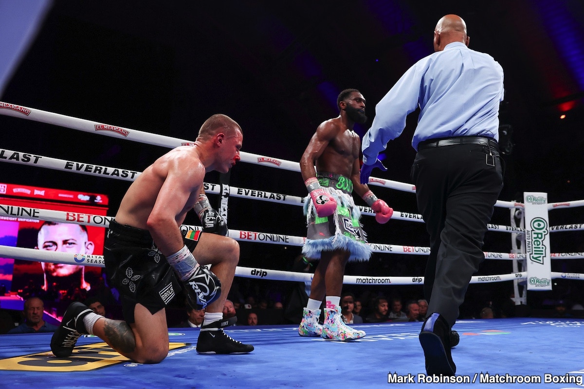 'Like a Cat with a Mouse': Ennis Toyed with Stanionis Before Sixth-Round Stoppage in Unification