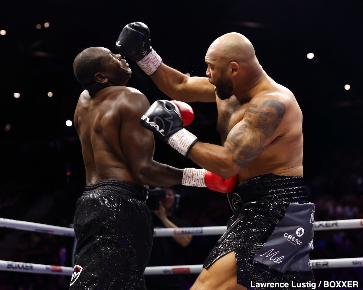 Frazer Clarke Obliterates Tetteh – Chaos Breaks Out As Tetteh Grabs Referee After KO Loss