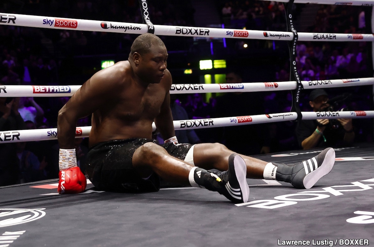 Frazer Clarke Obliterates Tetteh – Chaos Breaks Out As Tetteh Grabs Referee After KO Loss
