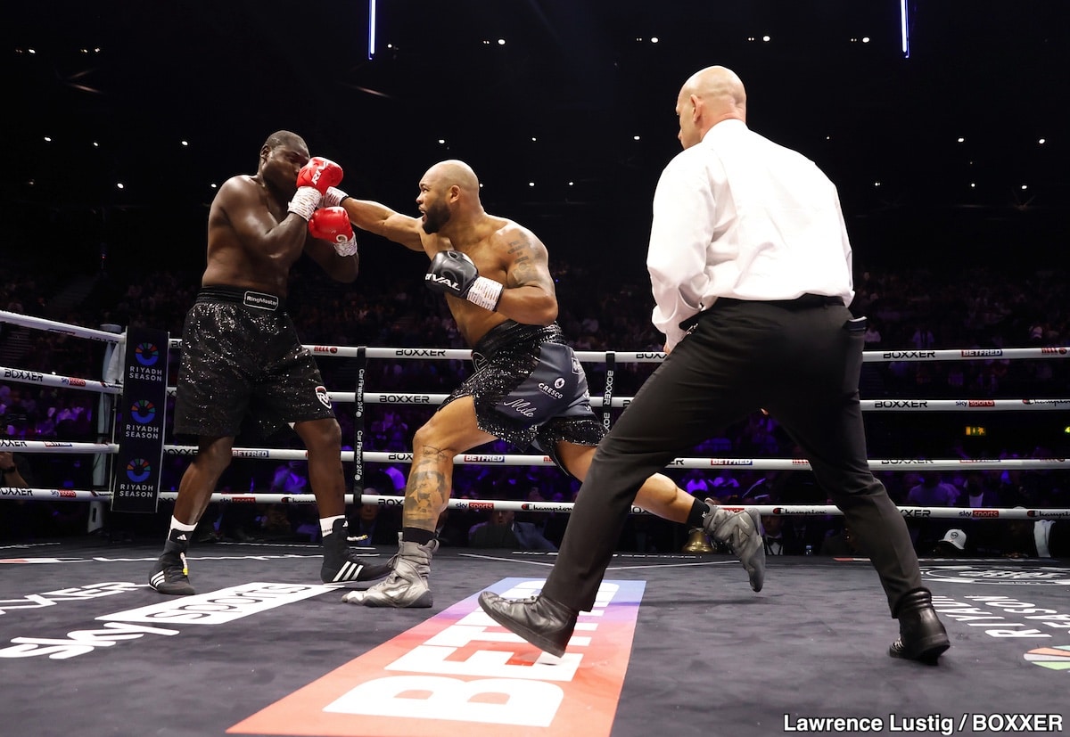 Frazer Clarke Obliterates Tetteh – Chaos Breaks Out As Tetteh Grabs Referee After KO Loss