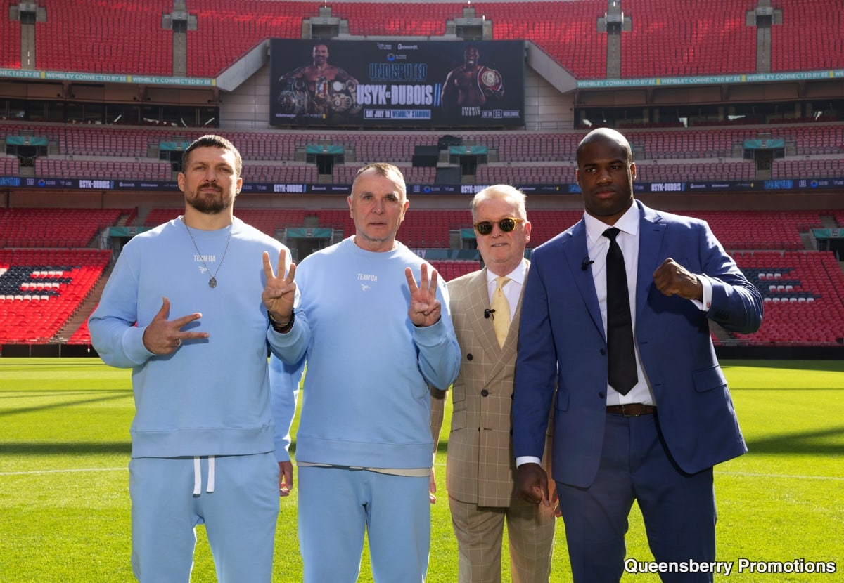 Trainer Don Charles Tells Usyk To His Face - “You Conned The Referee, Us, The Boxing World!”