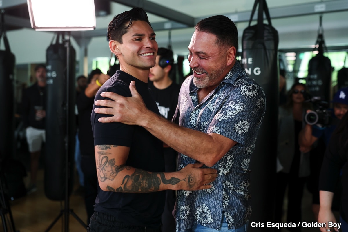 De La Hoya Believes Romero's Quiet Demeanor Conceals a Dangerous Plan for Ryan Garcia Fight