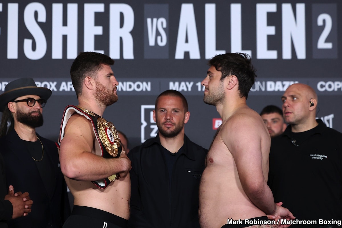 Fisher Vs Allen 2 Tonight - Preview & Prediction