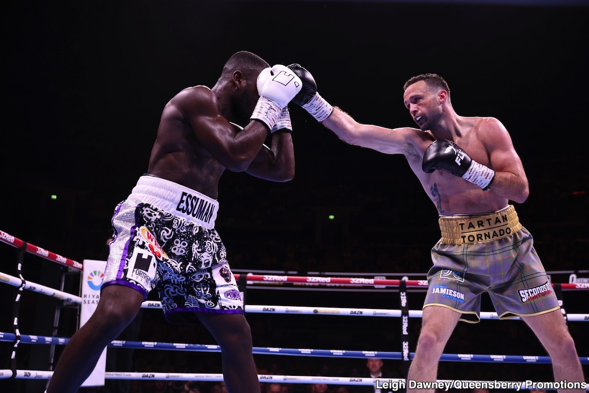 Boxing Tonight: Taylor vs Essuman - Live Results from Glasgow