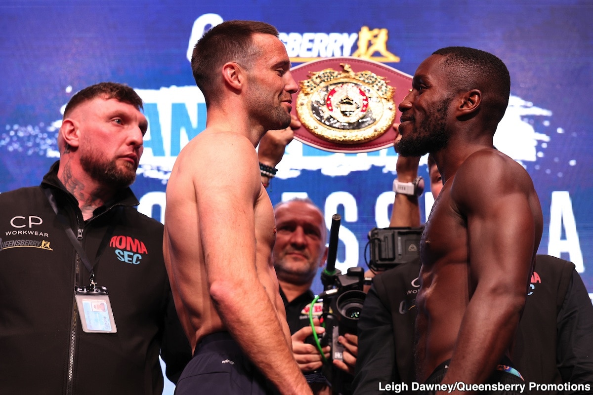 Official DAZN Weights: Taylor vs. Essuman and Itauma vs. Balogun