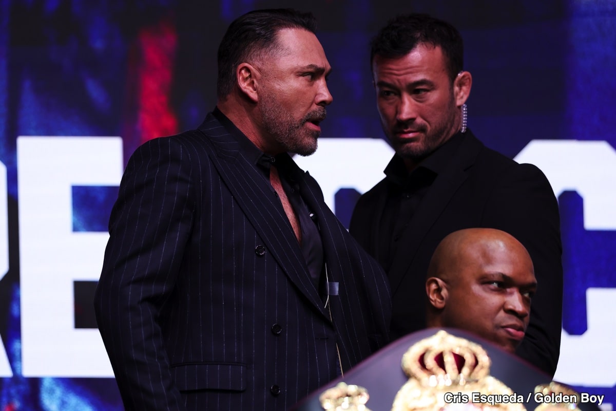 De La Hoya Emphasizes Mental Fortitude for Garcia Against Romero's Power and Unorthodox Attacks