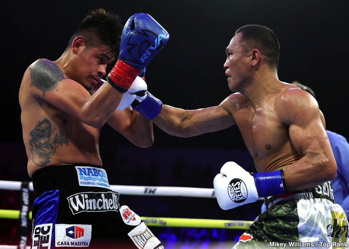Controversial Cut Saves Lackluster Navarrete from Defeat Against Hustling Suarez; Muratalla Decisions Abdullaev for Interim IBF Title - Boxing Results