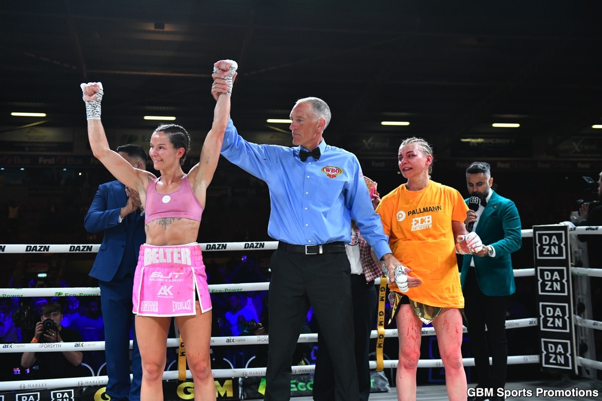 Terri Harper Decisions Zimmermann; Hughes Wins Title - Boxing Results
