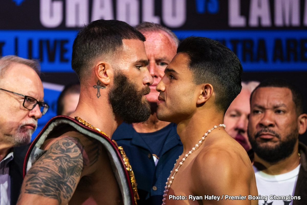 Prime Video Official Weights: Plant vs. Resendiz and Charlo vs. LaManna