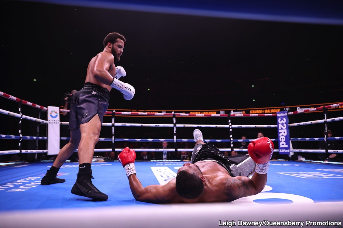 Heavyweight Star In The Making Moses Itauma Scores Eye-Catching 2nd Round KO Over A Game Mike Balogun