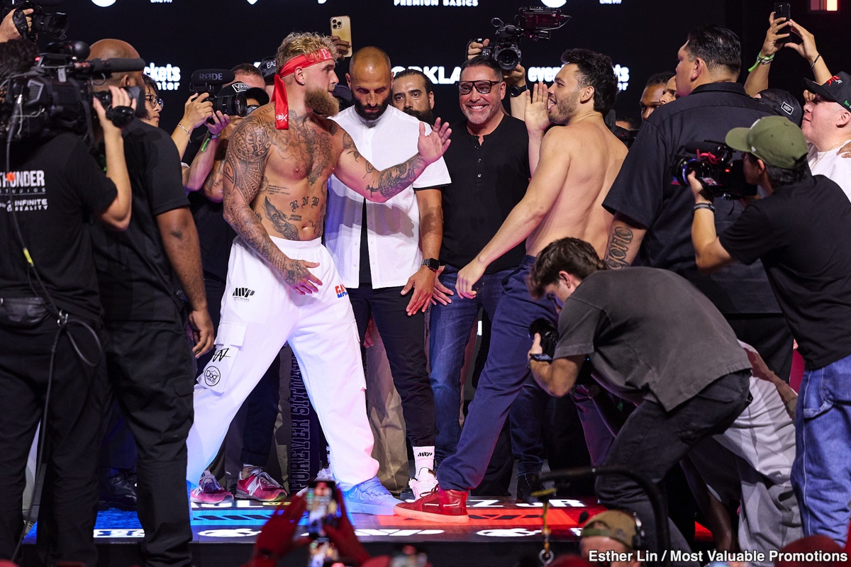 DAZN PPV Official Weights: Paul vs. Chavez Jr and Ramirez vs. Dorticos