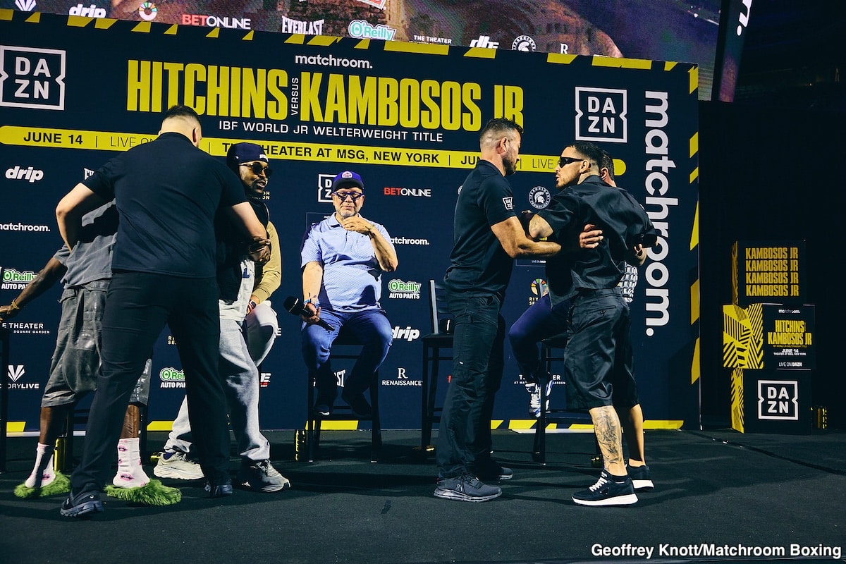 Kambosos Erupts at Hitchins’ “I’d Whip Lomachenko” Brag