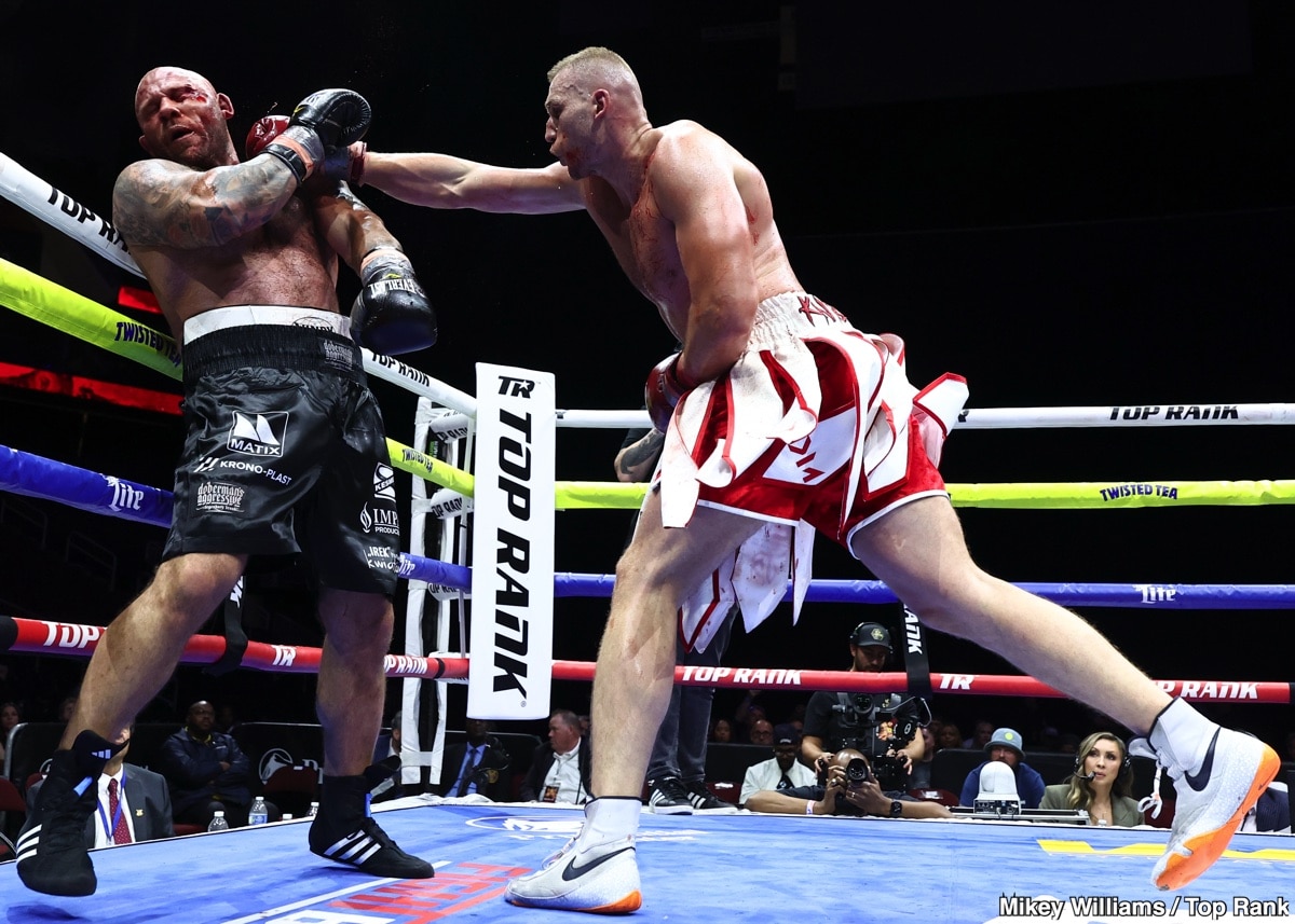 Damian Knyba Continues To Make Noise, Batters Marcin Siwy - Boxing Results