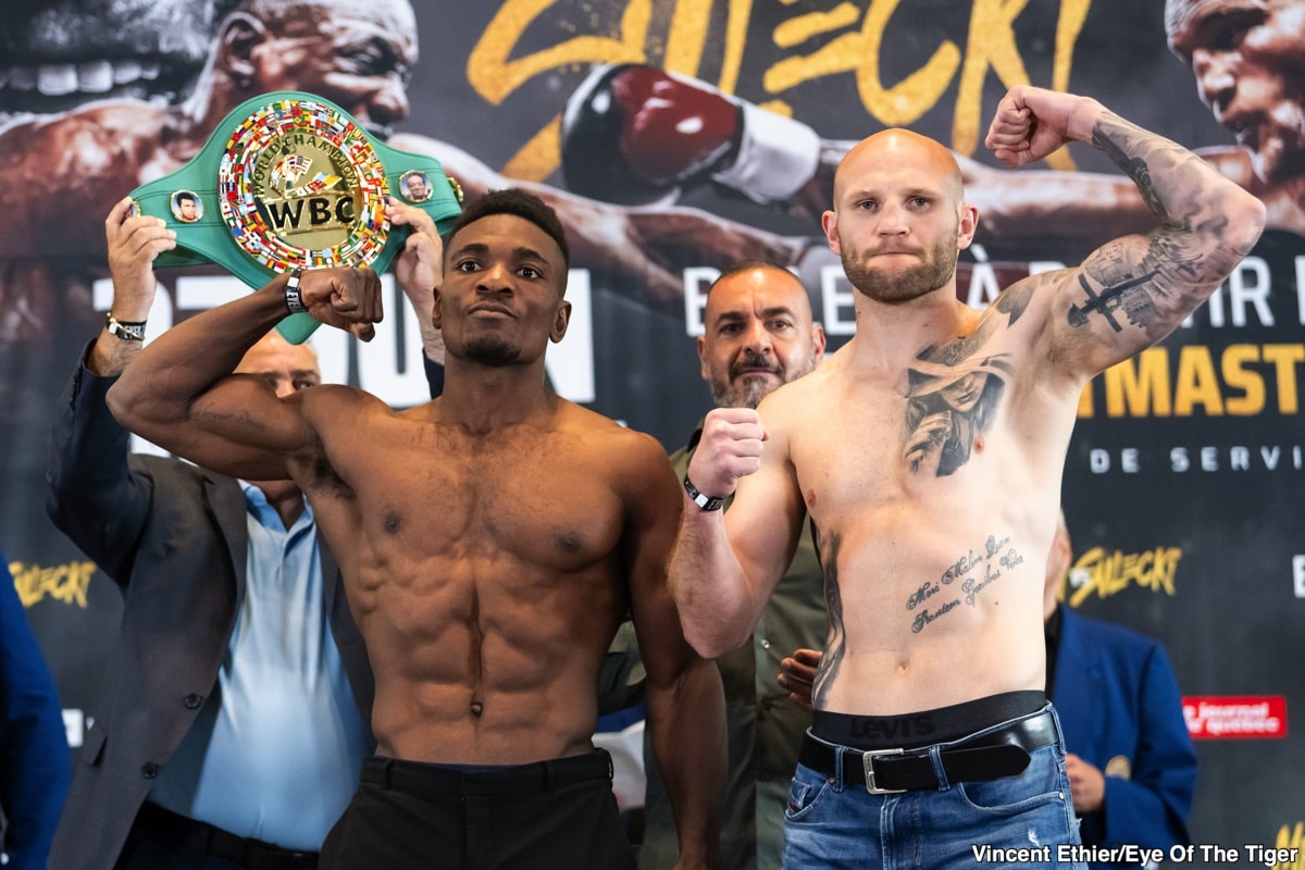 ESPN+ Official Weights from Quebec: Mbilli vs. Sulecki