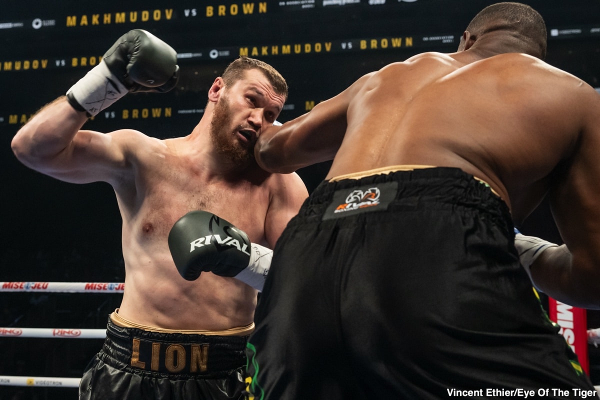 Russian Heavyweight Giant Arslanbek Makhmudov Returns To Winning Ways With First-Round KO Over Ricardo Brown - Boxing Results