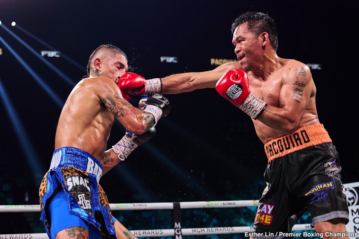Manny Pacquiao's Return: Fans Angry by Majority Draw Against Mario Barrios - Boxing Results