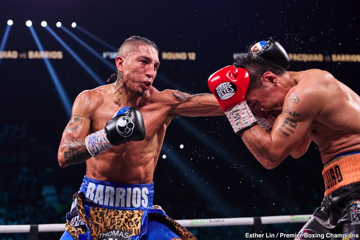 Boxing Tonight: Pacquiao vs. Barrios and Fundora vs. Tszyu 2 - Live Results
