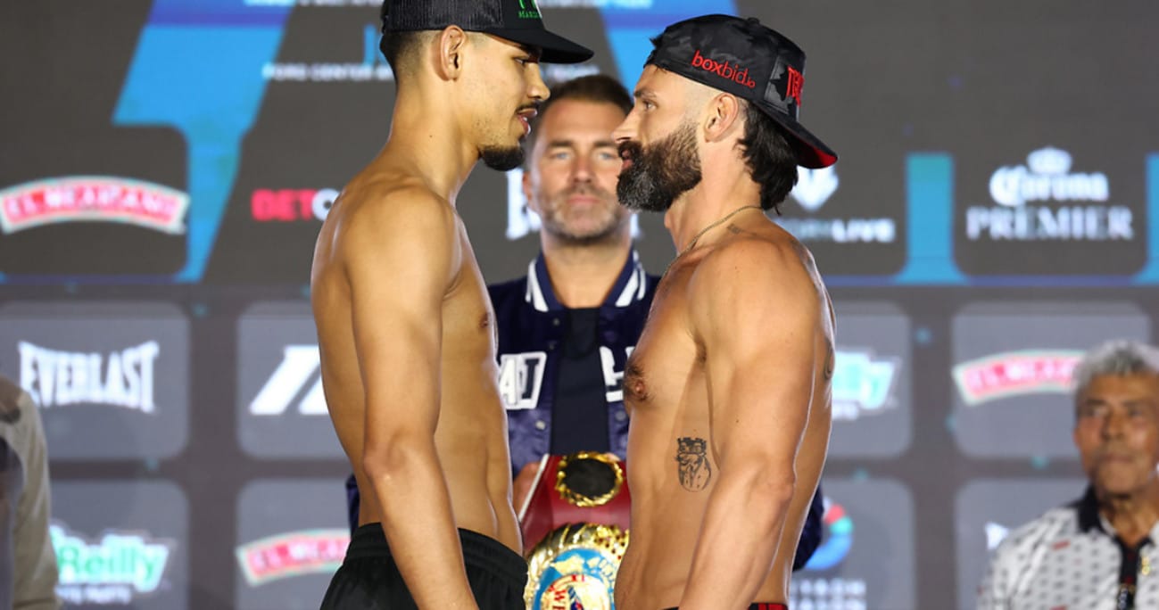 DAZN Official Weights: Pacheco vs. McCumby and Rodriguez vs. Cafu - for Saturday