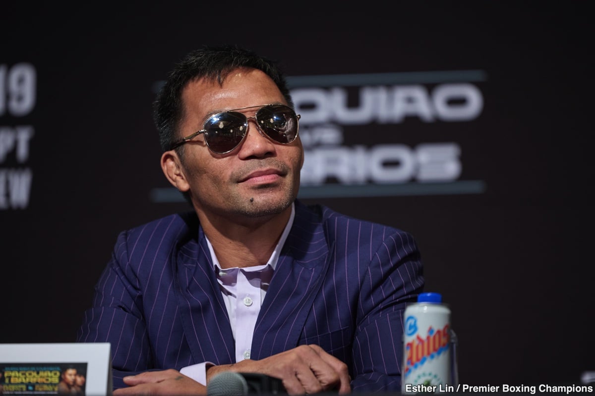 Mario Barrios Promises "Bad Intentions" Against Manny Pacquiao on Saturday