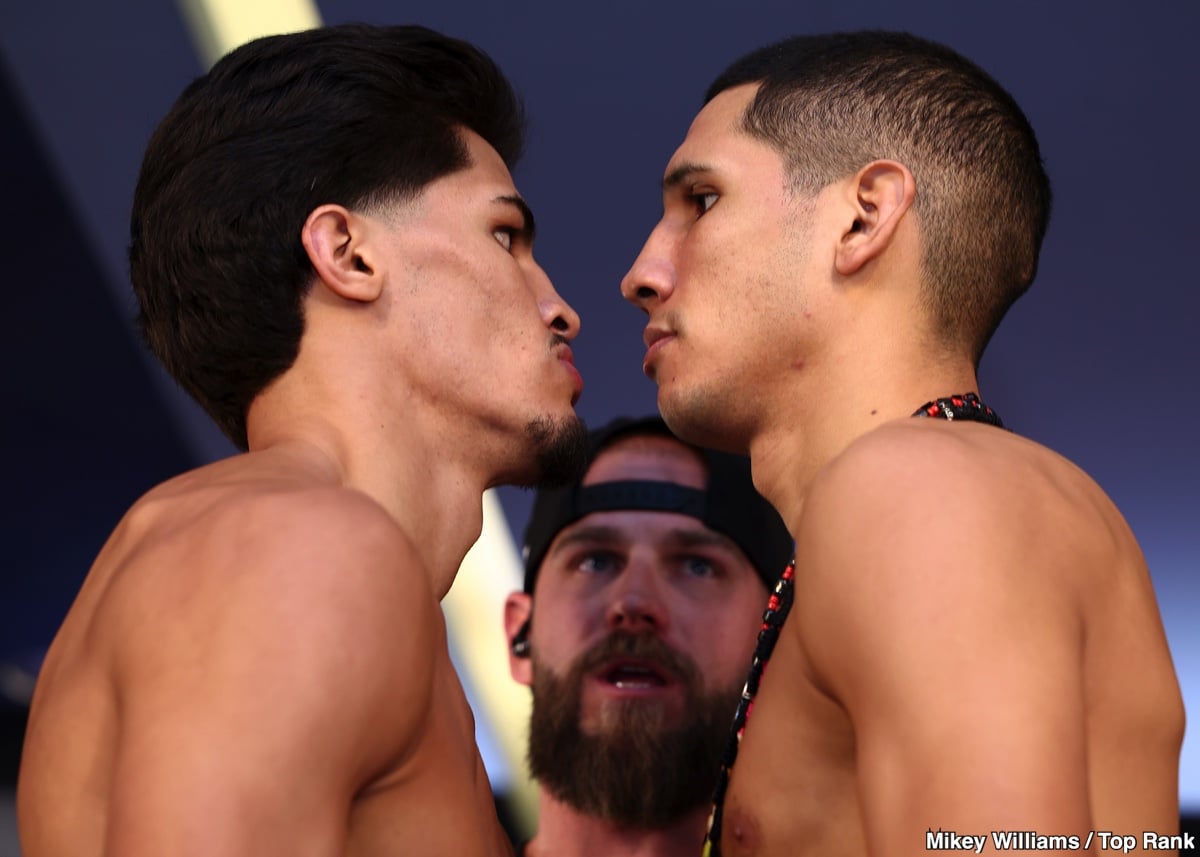 Official ESPN+ Weights: Zayas - Garcia and Carrington - Heita - For Saturday
